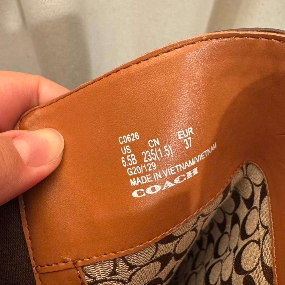 Coach Women's FarrahLogo Buckle Riding Boots NWT 6.5 - Picture 7 of 11